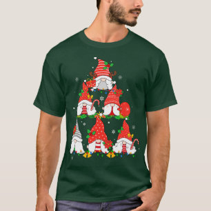Christmas Gnomes Funny Family Pyjamas Gnome Christ T-Shirt