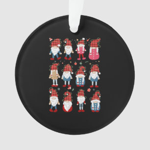 Christmas Gnomes Funny Xmas Gnome Ornament