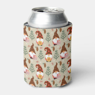 Christmas Gnomes Gift Pattern Can Cooler