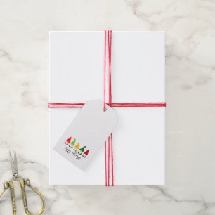 Christmas Gnomes Happy Holidays Fun Festive Gift Tags