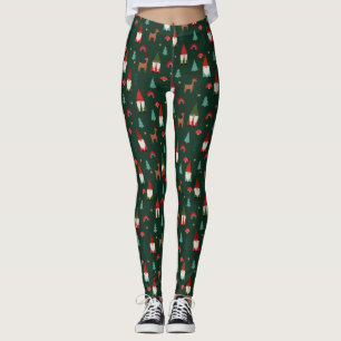 Christmas Gnomes Holiday Leggings