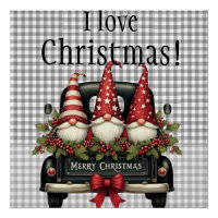 Christmas gnomes “I love Christmas”