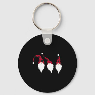 Christmas Gnomes   Key Ring