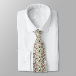 Christmas Gnomes Neck Tie