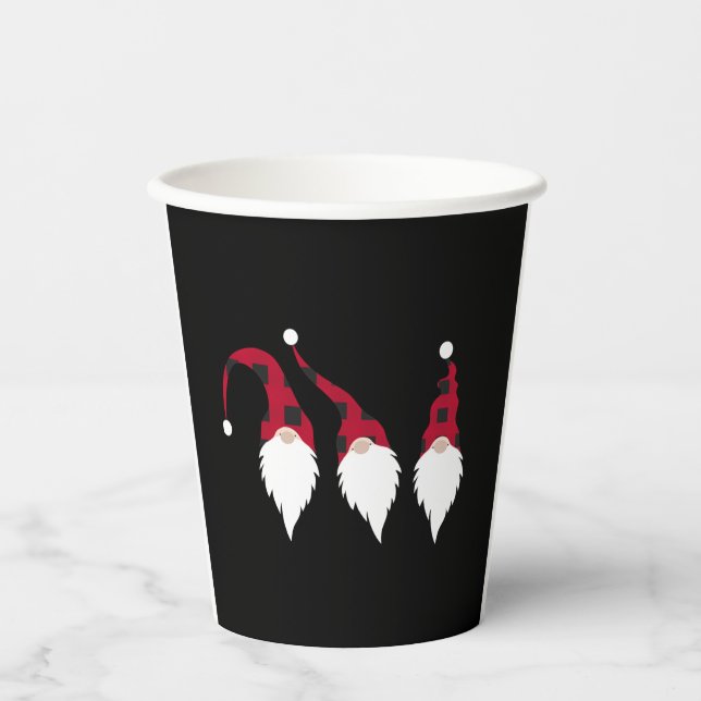 Christmas Gnomes   Paper Cups (Front)
