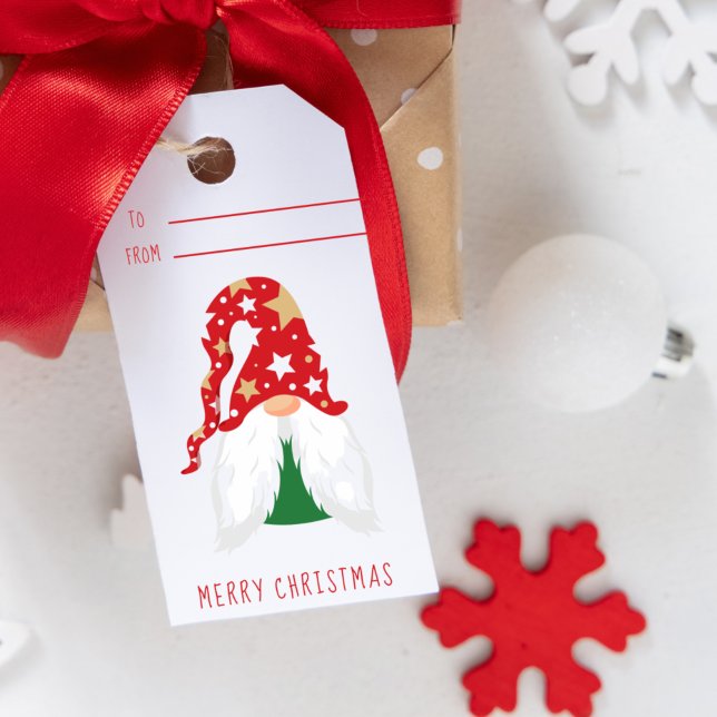 Christmas Gnomes Personalised Gift Tags (Creator Uploaded)