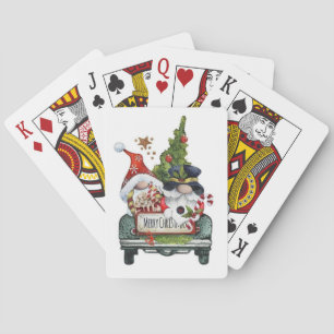 Christmas Gnomes Playing Cards