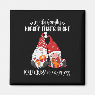 Christmas Gnomes RSD CRPS Awareness Magnet