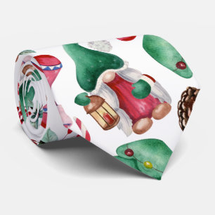 Christmas Gnomes  Tie