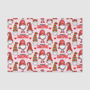 Christmas Gnomes Tissue Paper
