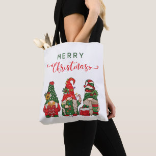 Christmas Gnomes Tote Bag