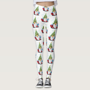 Christmas Gnomes with Gift Leggings
