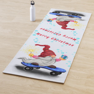 Christmas Gnomes with Gift Yoga Mat