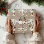 Christmas Gnomes Woodland Wrapping Paper<br><div class="desc">Enchanting Holiday Wrap: Decking Out Your Christmas with Charming Gnomes. Step into a world of winter wonderland with our Christmas Gnomes wrapping paper. Adorned with charming gnomes, playful reindeer, and enchanting pine trees, these designs are bound to make your gift-giving experience extra festive. Celebrate the season in style and spread...</div>