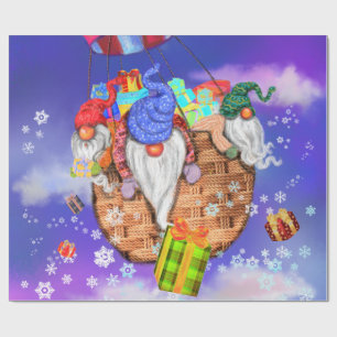 Christmas Gnomes Wrapping Paper
