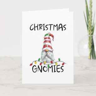 Christmas Gnomies, Christmas With My Gnomies Card