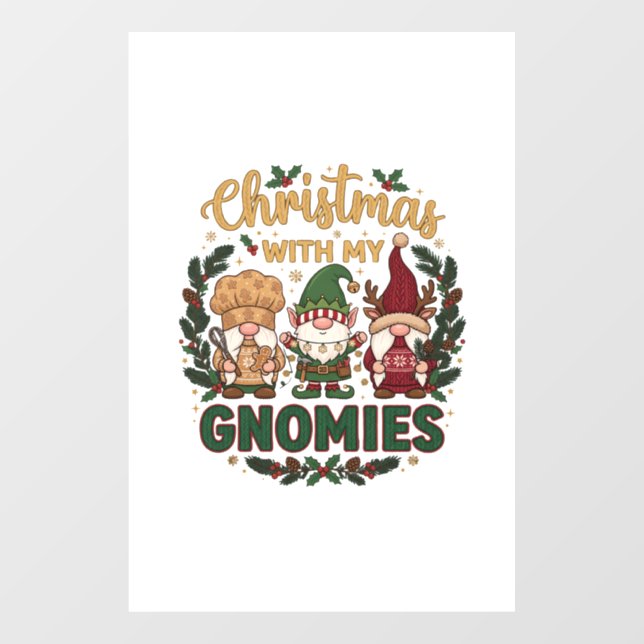Christmas Gnomies String Lights Candy Cane (Sheet)