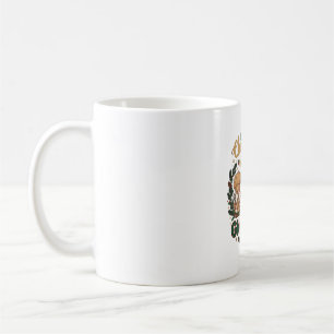 Christmas Gnomies String Lights Candy Cane Coffee Mug