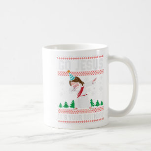 Christmas Go Jesus Its Your Birthday Dab Ugly Xmas Coffee Mug