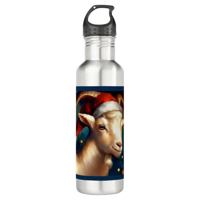 Christmas Goat 1 710 Ml Water Bottle (Front)