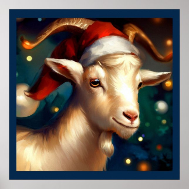 Christmas Goat 1 Poster (Front)