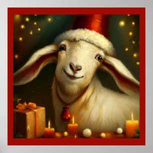 Christmas Goat 3 Poster