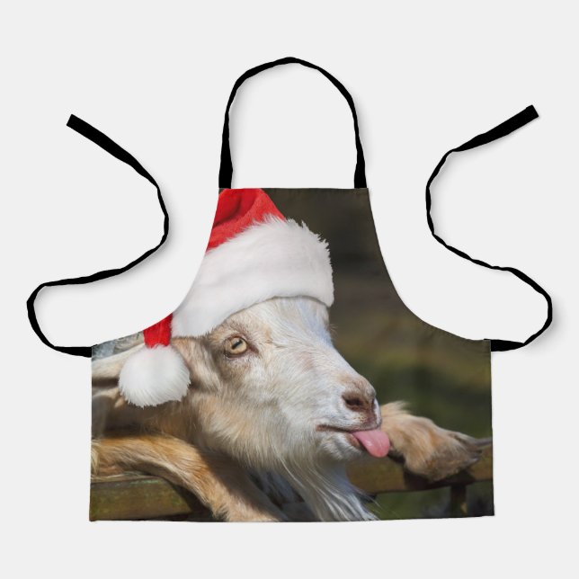 Christmas Goat Apron (Front)