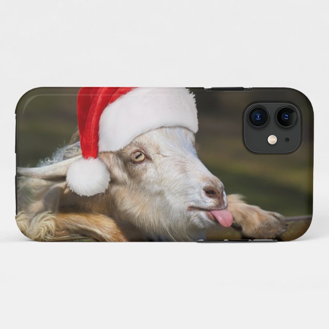 Christmas Goat Case-Mate iPhone Case (Back (Horizontal))