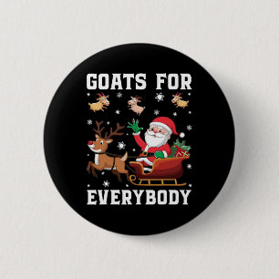 Christmas Goat Funny Goat For Everybody 6 Cm Round Badge