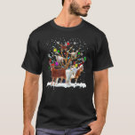 Christmas Goat On Tree  Santa Goat T-Shirt<br><div class="desc">Christmas Goat On Tree  Santa Goat</div>