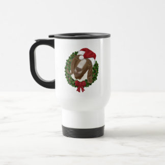 Christmas Goat Travel Mug