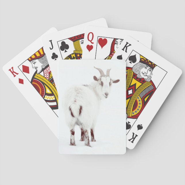 Christmas Goats Playing Cards (Back)