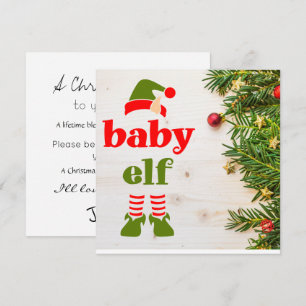Christmas Godmother Proposal Little Elf Card