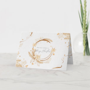 Christmas Golden - Customise Holiday Card