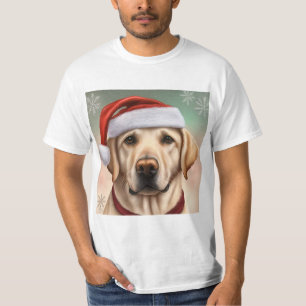 Christmas golden Labrador ,  Dog lover gift  T-Shirt