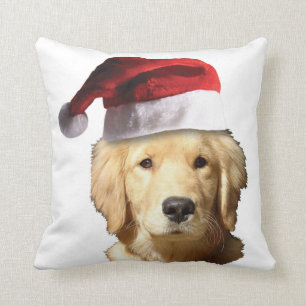 Christmas Golden Retriever Cushion