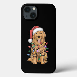 Christmas Golden Retriever Dog Lover Gift Mum Dad iPhone 13 Case