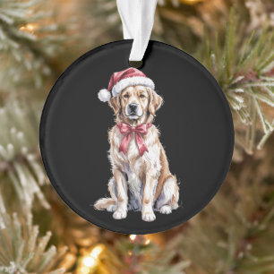 Christmas Golden Retriever Lover Dog Mama  Ornament