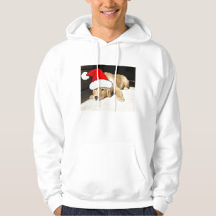 Christmas Golden Retriever Pup Hoodie