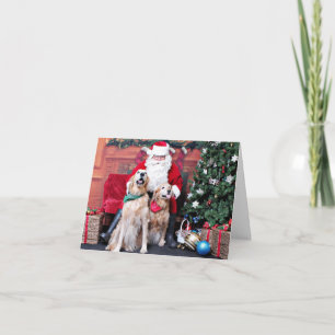 Christmas - Golden Retriever - Sadie & Misty Holiday Card