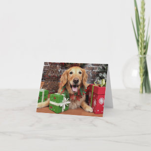 Christmas - Golden Retriever - Sidney Holiday Card