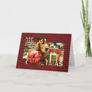 Christmas - Golden Retriever - Zoe Holiday Card