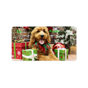 Christmas - GoldenDoodle - Claire Label