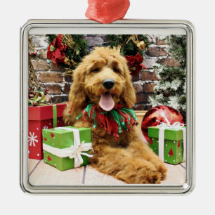 Christmas - GoldenDoodle - Claire Metal Tree Decoration