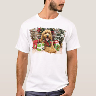 Christmas - GoldenDoodle - Claire T-Shirt