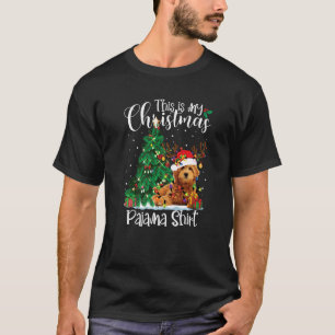 Christmas Goldendoodle Reindeer Pajama Dog Xmas T-Shirt
