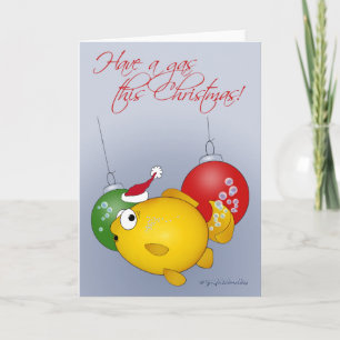 Christmas Goldfish! Holiday Card