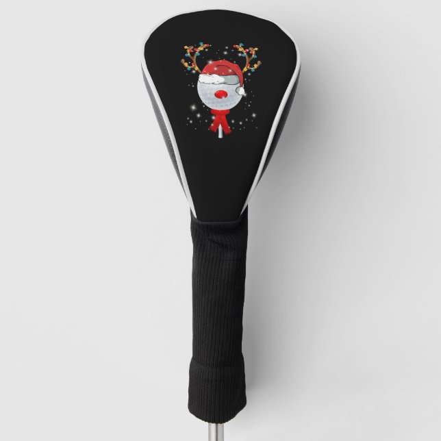 Christmas Golf Ball   Head Cover (Front)