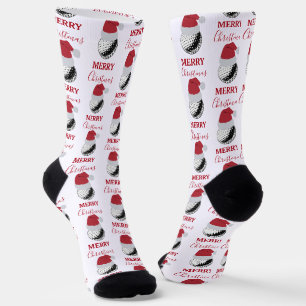 Christmas Golf Ball Sports Festive Socks