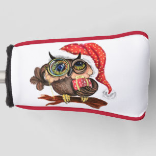 Christmas Golf Head Cover Gift Baby Owl with Gifts
